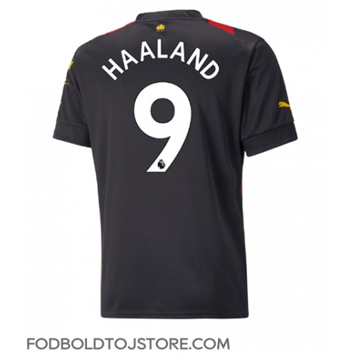 Manchester City Erling Haaland #9 Udebanetrøje 2022-23 Kortærmet